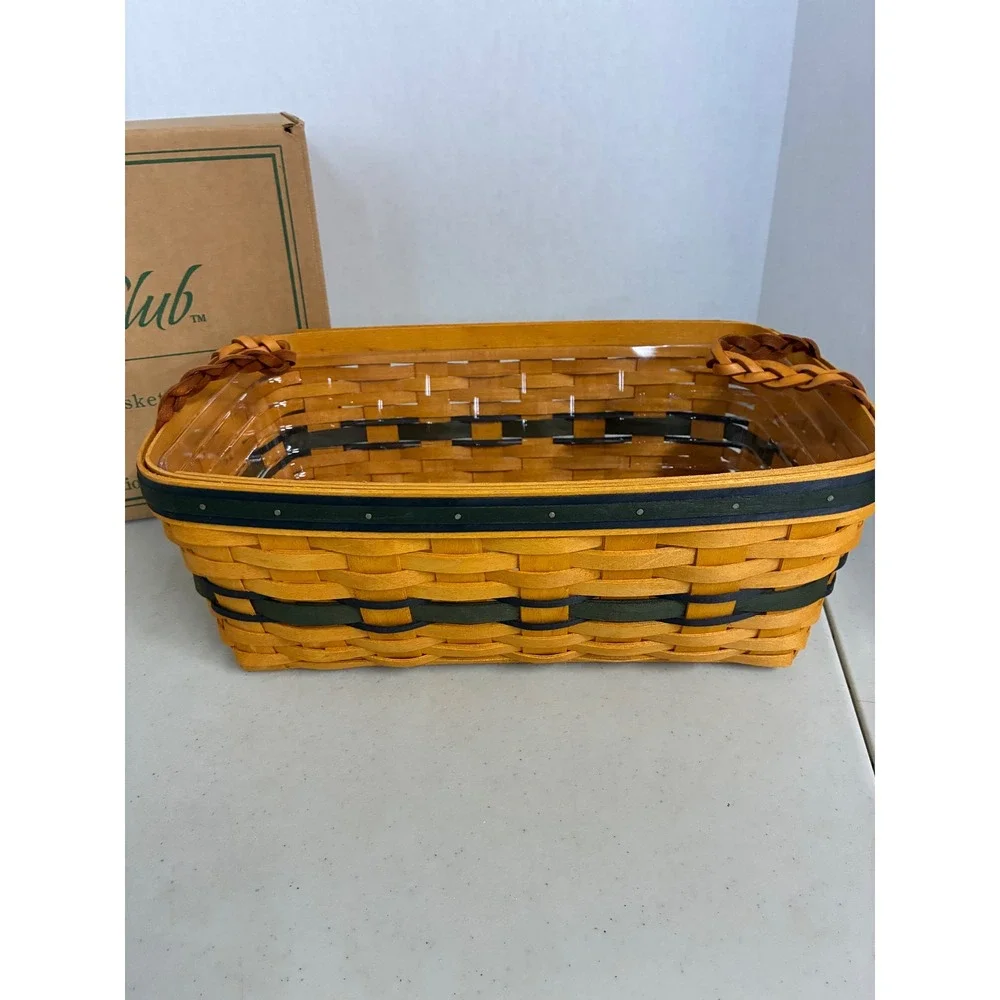 Longaberger 1997 Collectors Club‎ Welcome Home Basket with Liner and Box